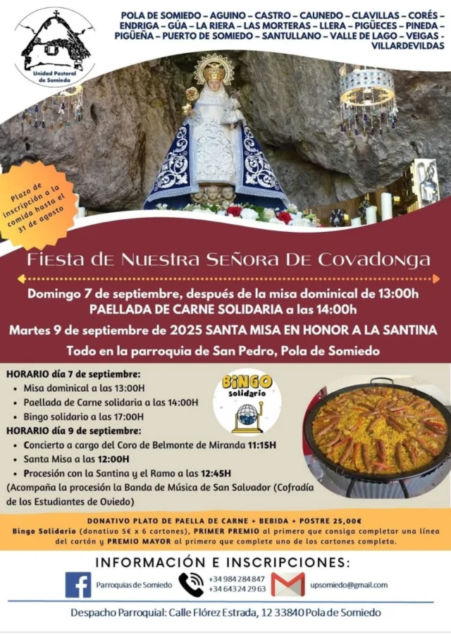 Fiesta de Nuestra Señora de Covadonga 2025 en Somiedo