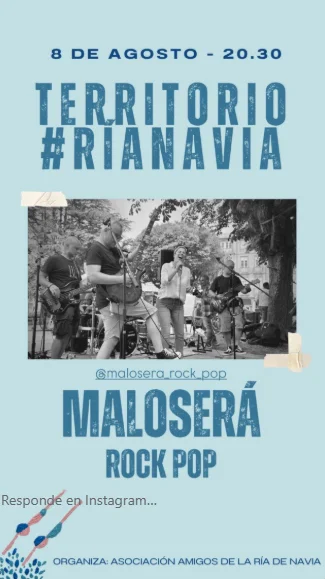 Concierto de Maloserá en Navia