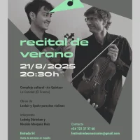 Recital de Verano en As Quintas con Ludwig Dürichen y Nicolás Marqués Ruiz