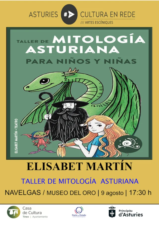 El Museo del Oro de Navelgas acogerá un taller de mitología asturiana para infancia