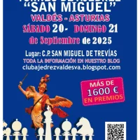 Torneo de Ajedrez San Miguel en Trevías 2025