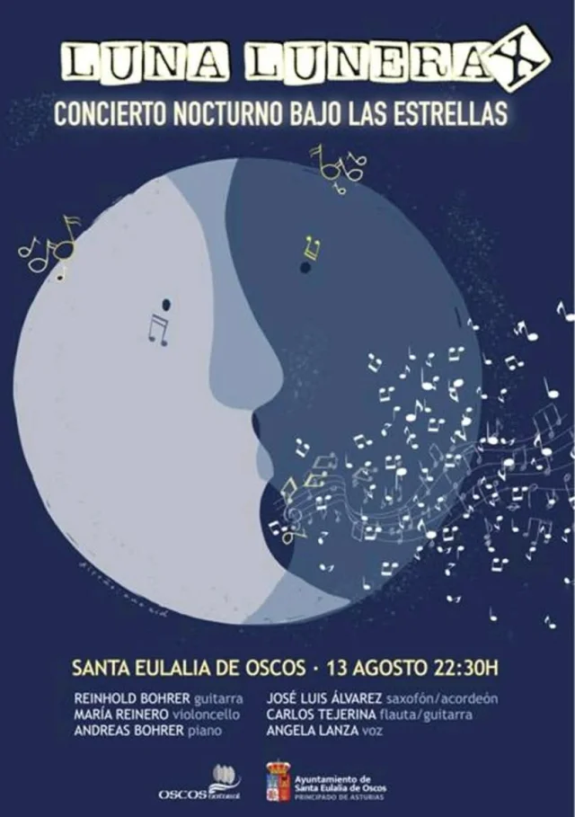 Concierto bajo las estrellas en Santalla d'Oscos