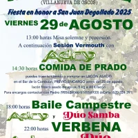 Fiesta de San Juan Degollado 2025 en Martul