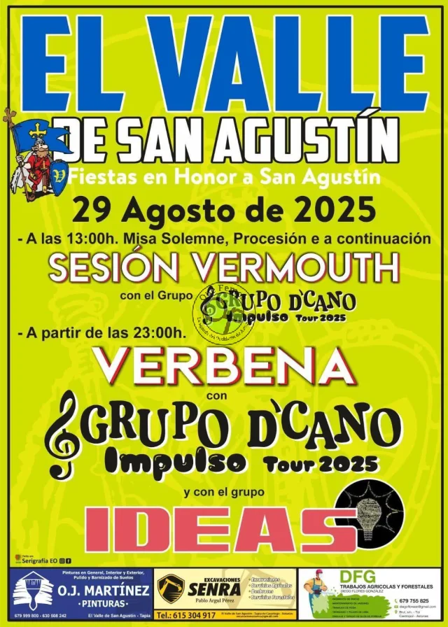 Fiestas del Valle de San Agustín 2025