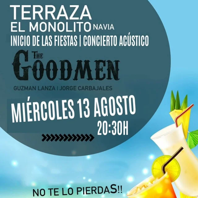 Concierto de The Goodmen en El Monolito de Navia