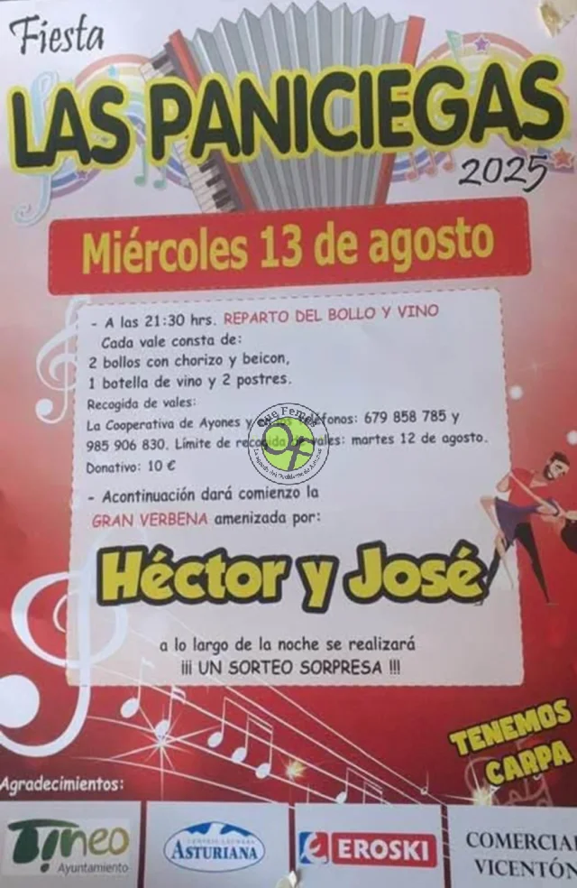 Fiesta de las Paniciegas 2025