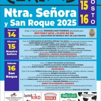 Fiestas de Nuestra Señora y San Roque 2025 en Corias