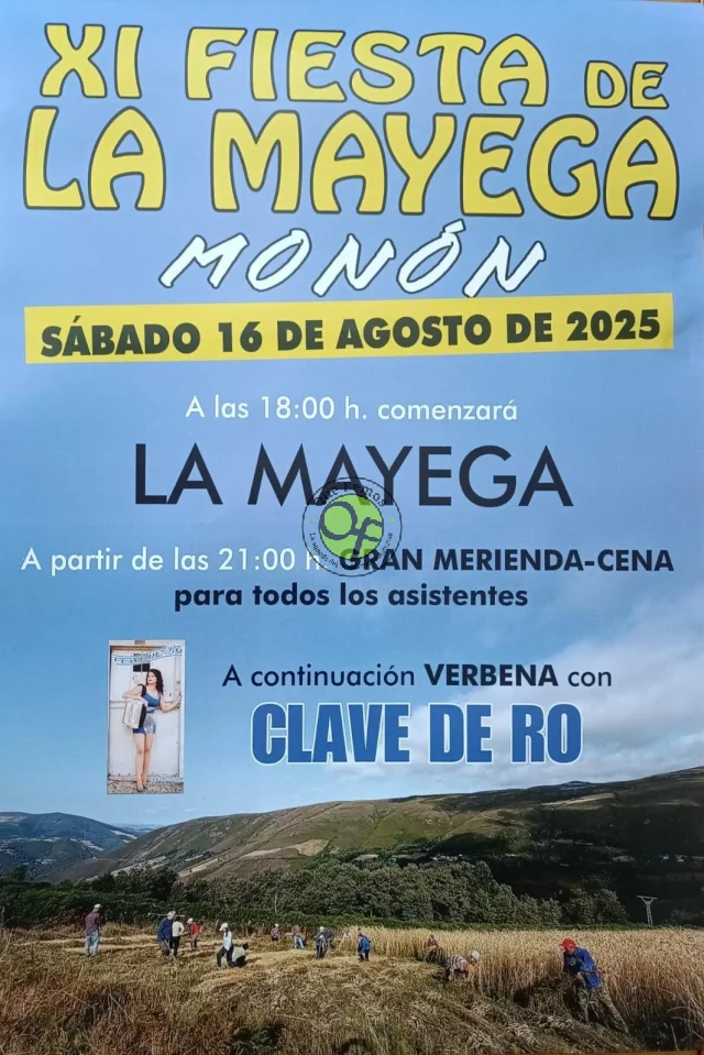 XI Fiesta de la Mayega 2025 en Monón