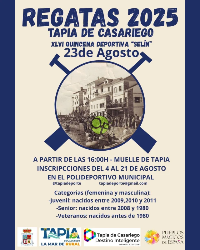 Regatas 2025 en Tapia de Casariego