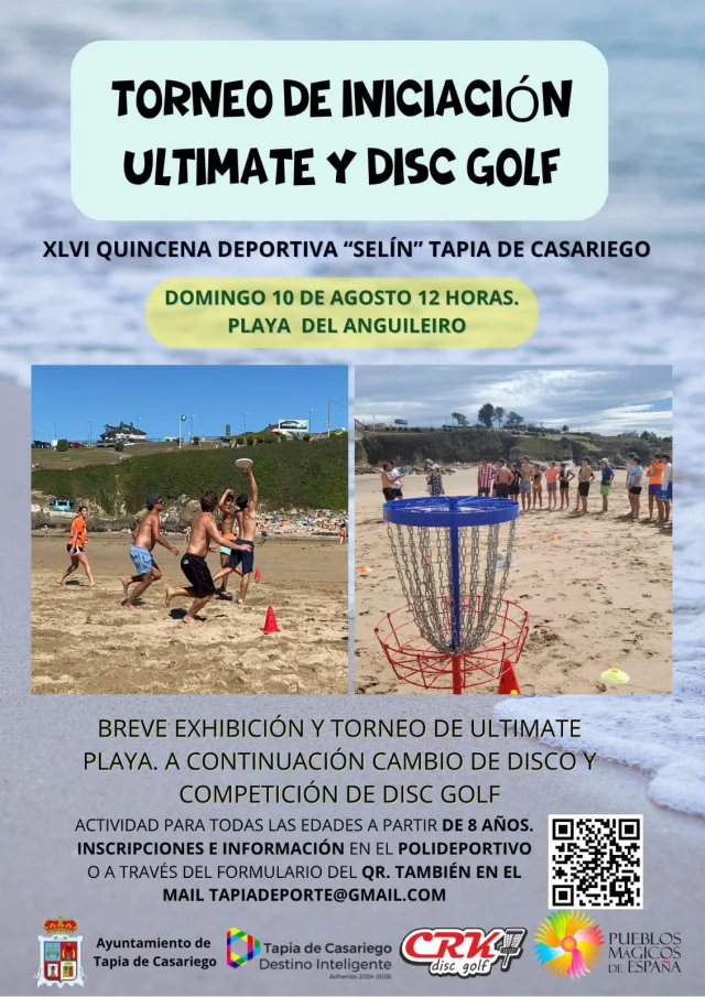  Torneo de Iniciación Ultimate y Disc Golf en Tapia de Casariego