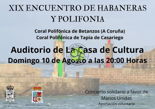 XIX Encuentro de Habaneras y Polifonía de Tapia de Casariego 2025