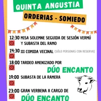 Fiestas de la Quinta Angustia 2025 en Orderias