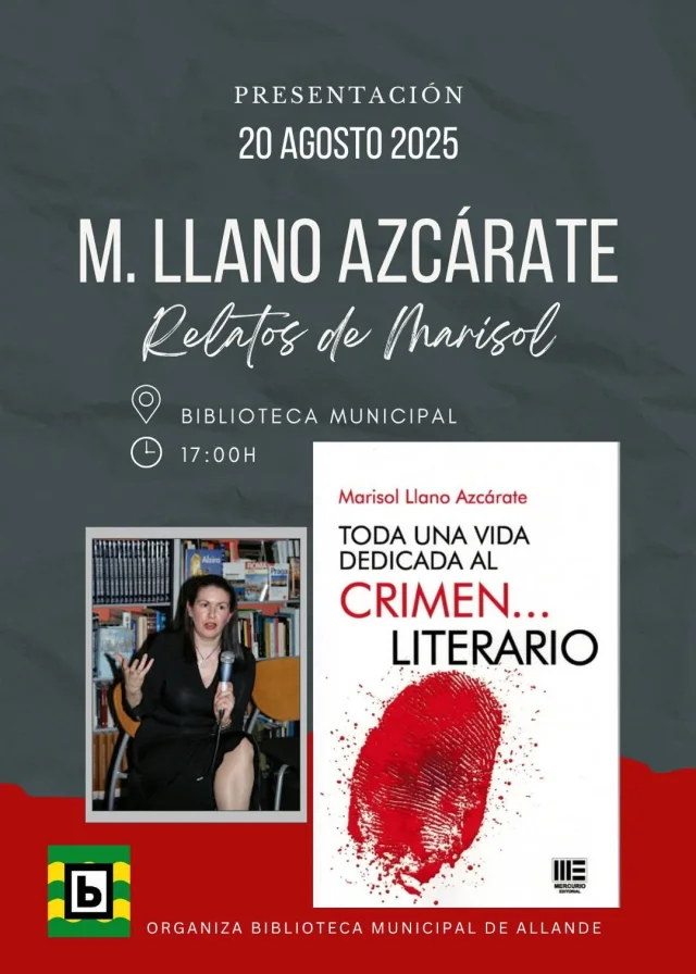 Allande acogerá la presentación del libro 
