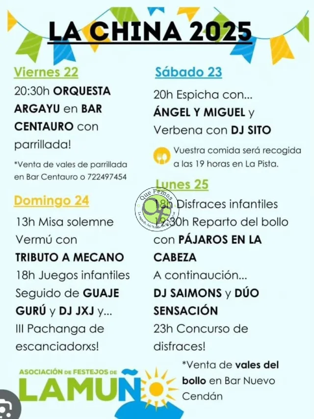 Fiestas de La China 2025 en Lamuño