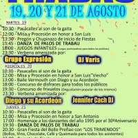 Fiestas de San Luis 2025 en Trabau