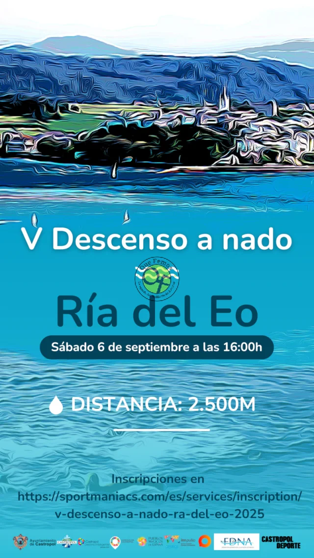V Descenso a Nado Ría del Eo 2025