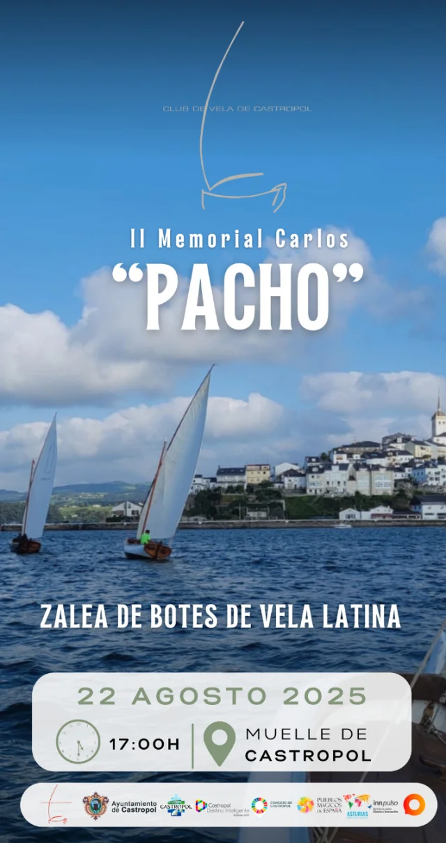 II Memorial Carlos Pacho Zalea de Botes de Vela Latina en Castropol 2025