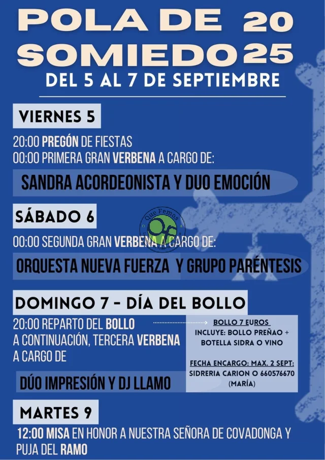  Fiestas de Pola de Somiedo 2025 