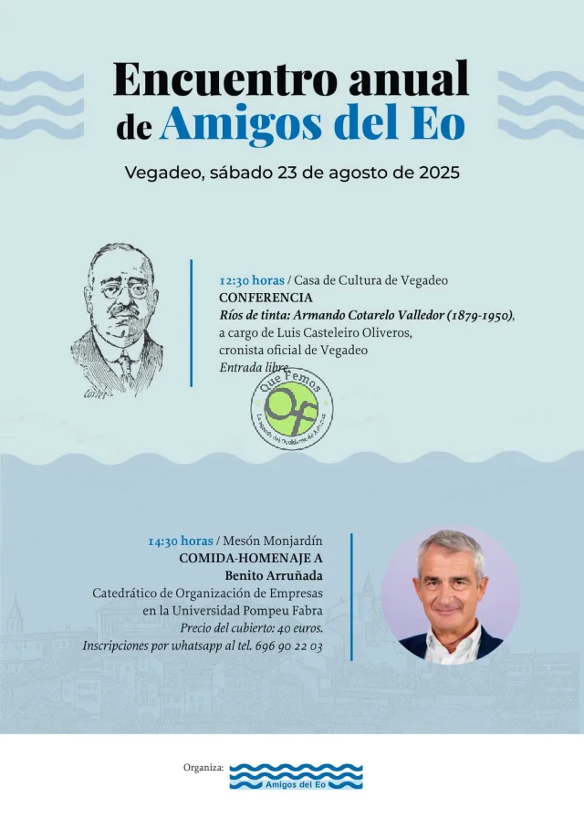 Encuentro anual Amigos del Eo 2025 en Vegadeo