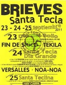 Fiestas de Santa Tecla de Brieves 2011