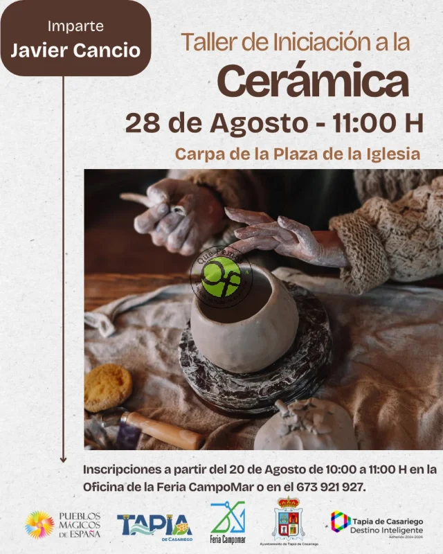 Taller de iniciación a la cerámica en Tapia de Casariego