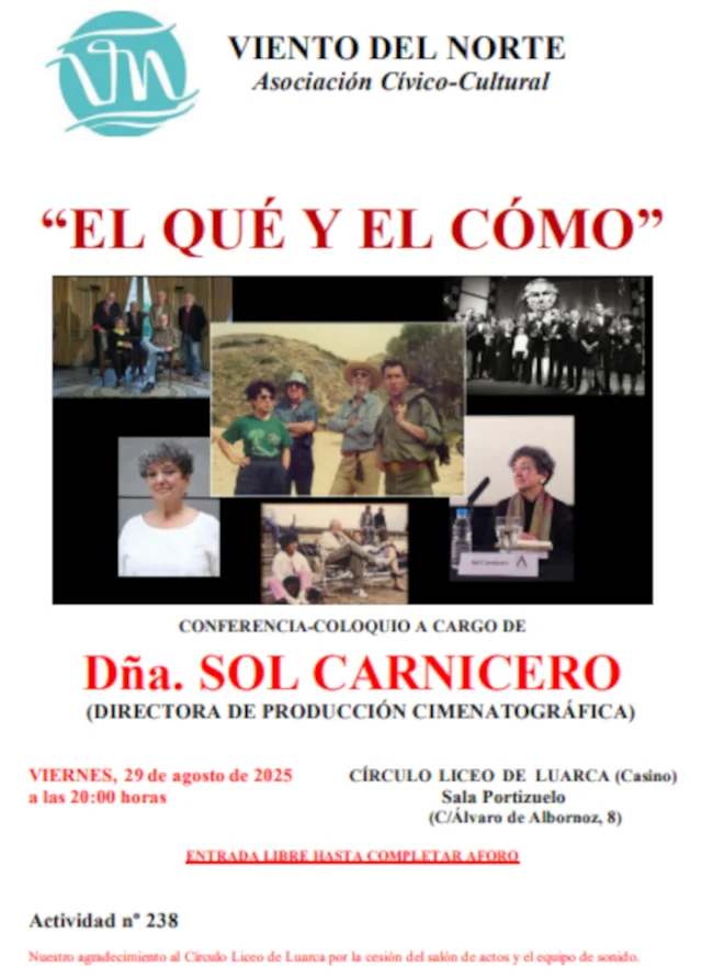 Conferencia de Sol Carnicero en Luarca