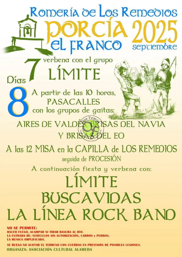 Romería de Los Remedios 2025 en Porcía