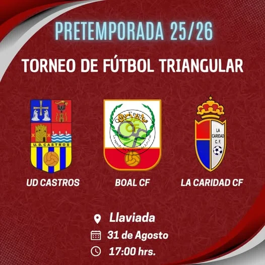 Torneo de Fútbol Triangular en Boal