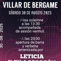Fiestas de San Agustín 2025 en Villar de Bergame