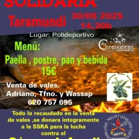 Paella Solidaria en Taramundi contra el cáncer infantil