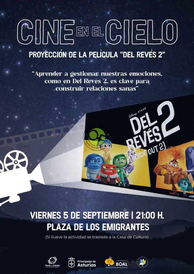 Cine en el Cielo en Boal con la proyección de 