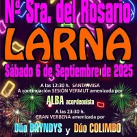Fiestas del Rosario 2025 en Larna