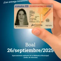 Renovación/expedición del DNI y el pasaporte en Boal