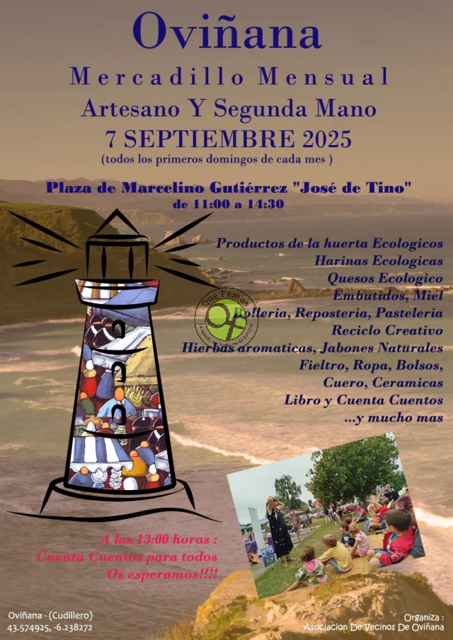 Mercadillo Mensual Artesano y Segunda Mano en Oviñana
