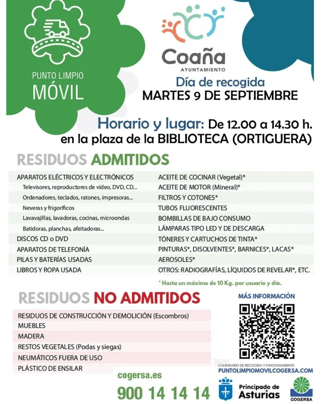 El Punto Limpio Móvil llega al concejo de Coaña