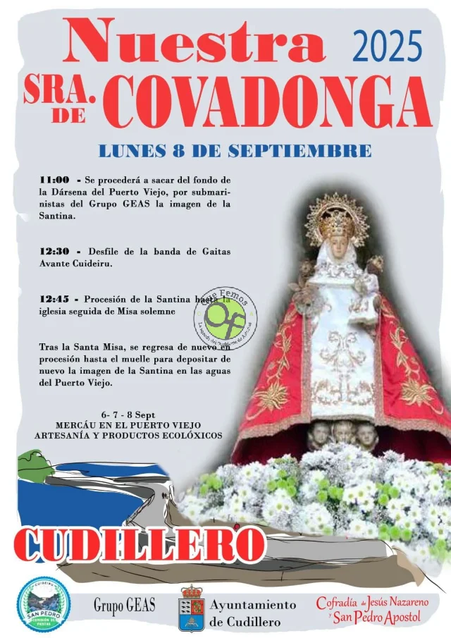 Fiesta de Nuestra Señora de Covadonga 2025 en Cudillero
