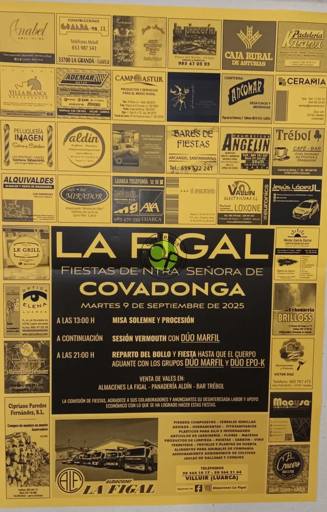 Fiestas de Nuestra Señora de Covadonga 2025 en La Figal