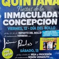 Fiestas de la Inmaculada Concepción 2025 en Quintana