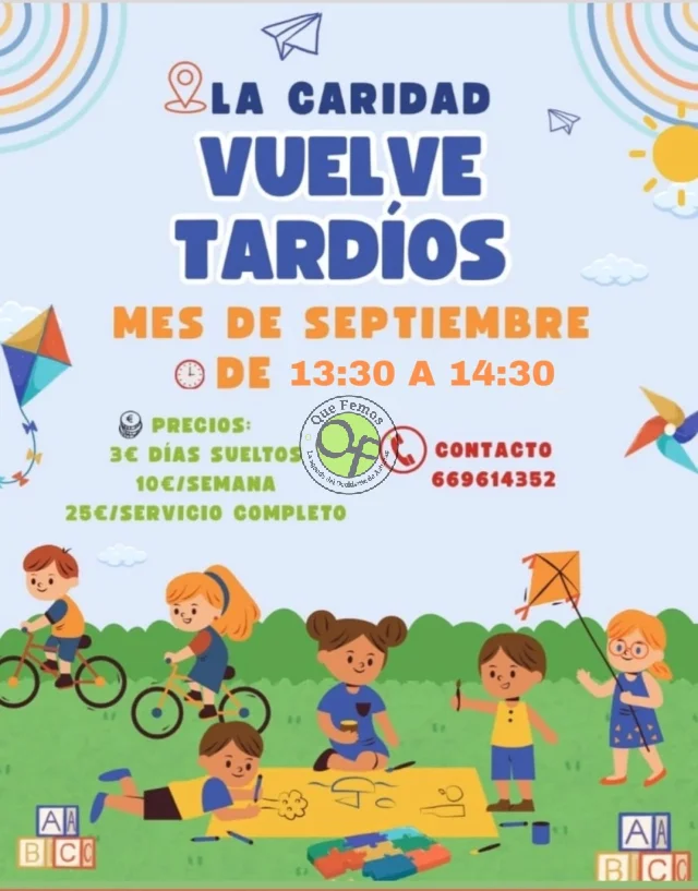 Servicio de tardíos en los colegios de El Franco