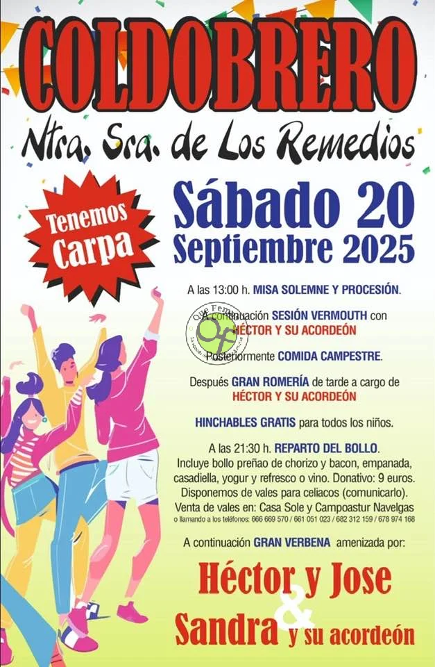 Fiesta de Nuestra Señora de los Remedios 2025 en Coldobrero