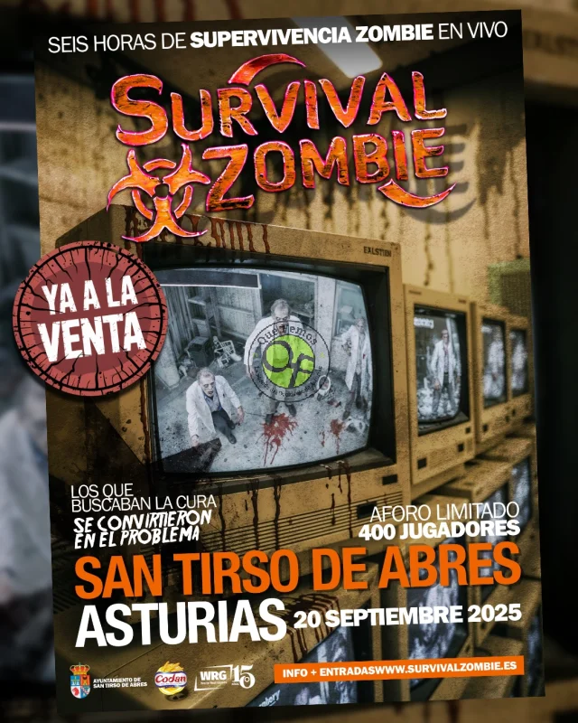 Survival Zombie 2025 en San Tirso de Abres