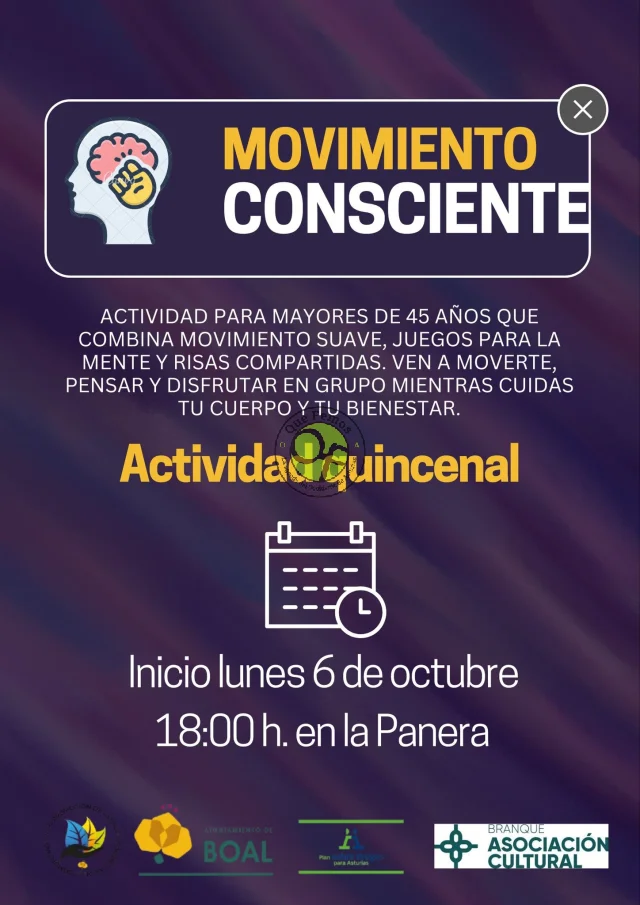 Taller de movimiento consciente en Boal