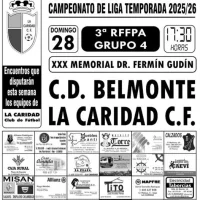 La Caridad C.F. se mide con el C.D. Belmonte