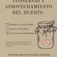 Taller de conservas y aprovechamiento del huerto en Boal