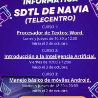 Cursos de informática en el SDTL de Navia