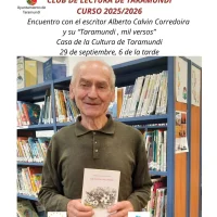 El Club de Lectura de Taramundi celebra un encuentro con Alberto Calvín Corredoira