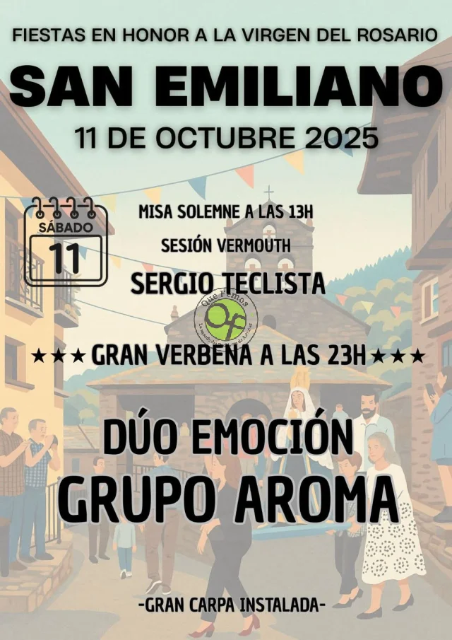 Fiestas del Rosario 2025 en San Emiliano