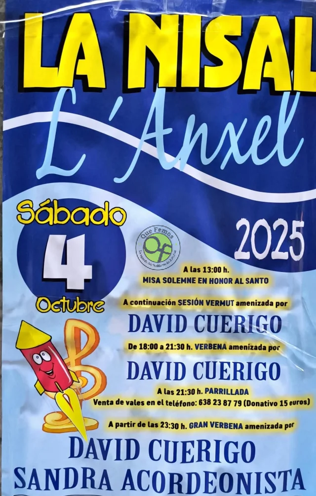 Fiesta l´Anxel 2025 en La Nisal