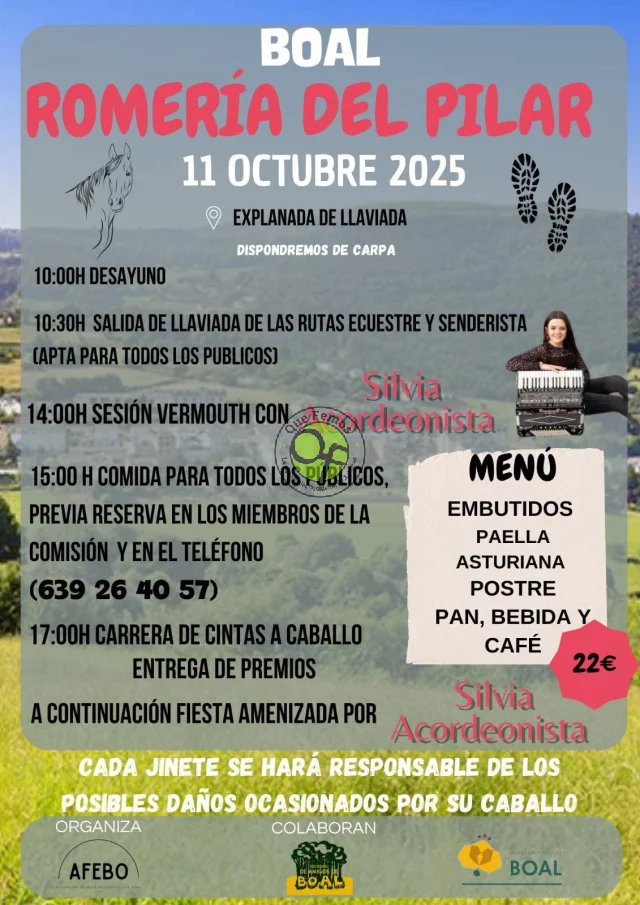 Romería del Pilar 2025 en Boal