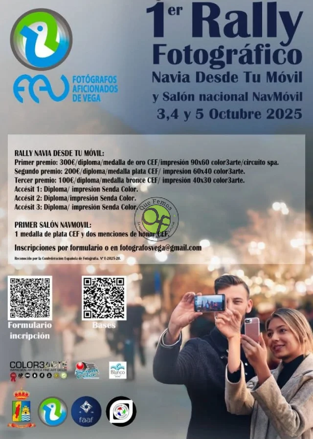 1º Rally Fotográfico Navia Desde Tu Móvil y 1º Salón Nacional NavMóvil 2025